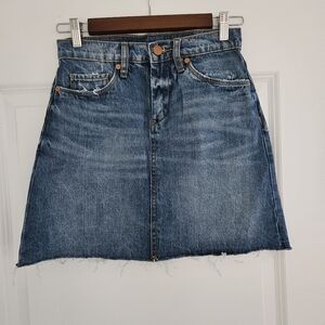 Blank NYC Blue Denim Skirt